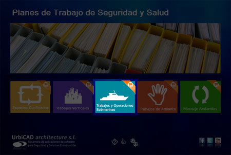 UrbiCAD Plan de Trabajo para Trabajos y Operaciones Submarinas
