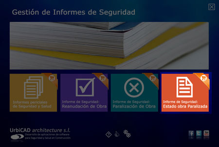 UrbiCAD Informes del Estado Obra Paralizada