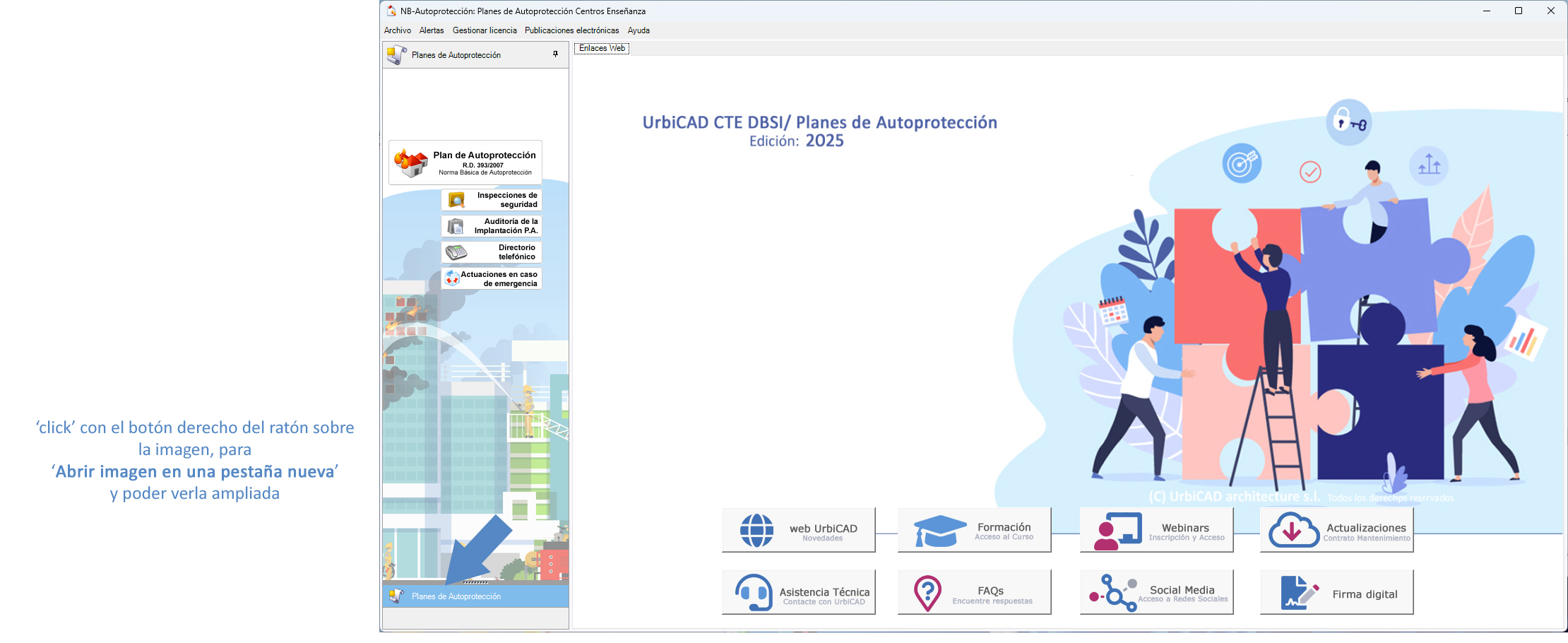 Contenido de esta solución de software de UrbiCAD