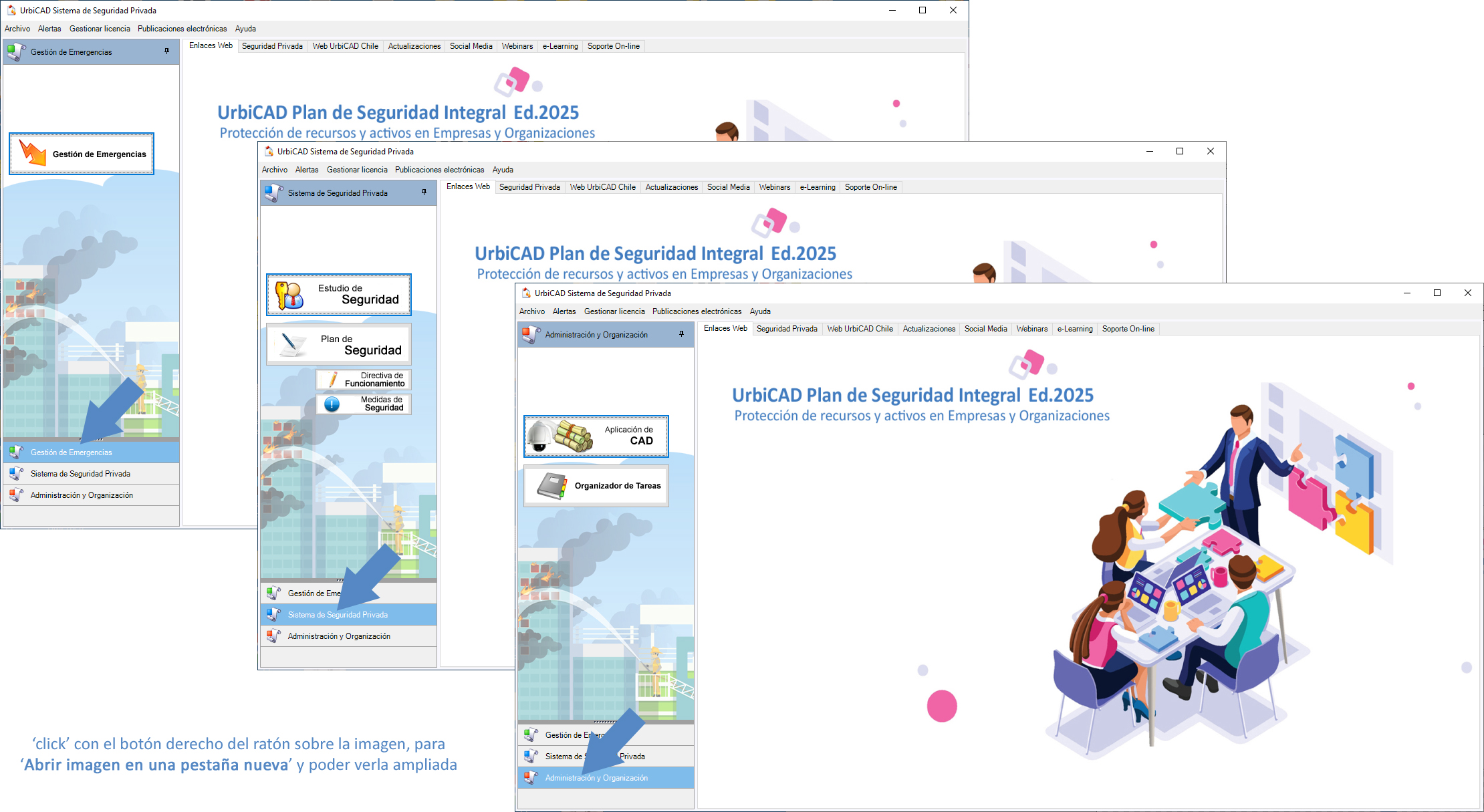 Contenido de esta solución de software de UrbiCAD